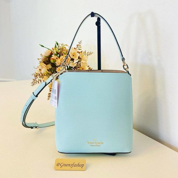 Kate spade Purse & wallet  Darcy Black Small Bucket Bag Crossbody blue - Picture 4 of 11